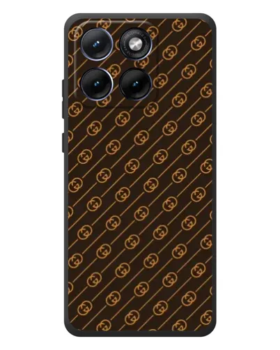 Чехол для Motorola Edge 70 Fusion Plus с картинкой «Gucci — золотые диагонали» Чехол для Motorola Edge 70 Fusion Plus с картинкой «Gucci — золотые диагонали»