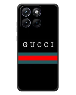 Чехол для Motorola Edge 70 Fusion Plus с картинкой «Gucci — красный пояс»
