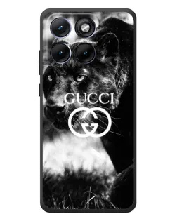 Чехол для Motorola Edge 70 Fusion Plus с картинкой «Gucci — дикая природа»