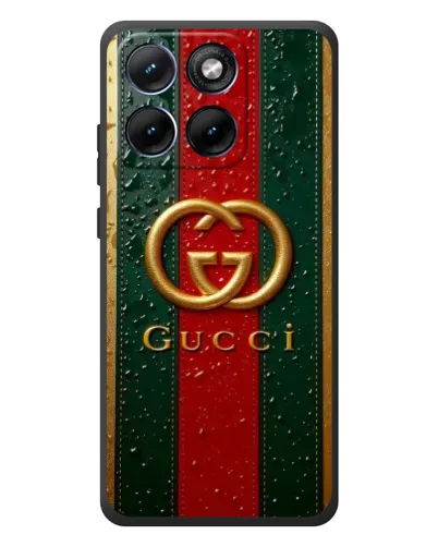 Чехол для Motorola Edge 70 Fusion Plus с картинкой «Gucci — фирменная полоса и золото» Чехол для Motorola Edge 70 Fusion Plus с картинкой «Gucci — фирменная полоса и золото»