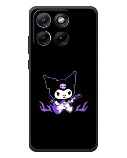 Чехол для Motorola Edge 70 Fusion Plus с картинкой «Электрическая Kuromi»
