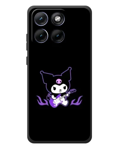 Чехол для Motorola Edge 70 Fusion Plus с картинкой «Электрическая Kuromi»