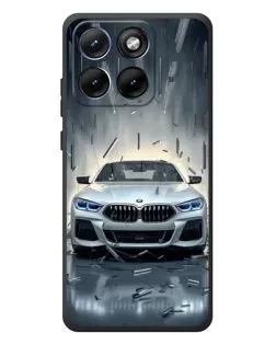 Чехол для Motorola Edge 70 Fusion Plus с картинкой «BMW в свете фар»