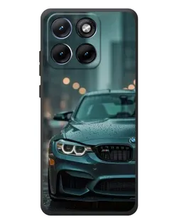 Чехол для Motorola Edge 70 Fusion Plus с картинкой «BMW в огнях города»