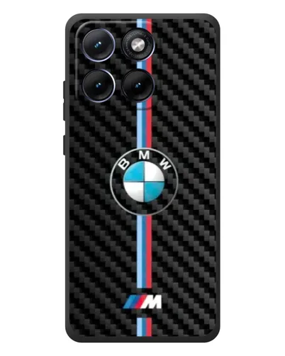 Чехол для Motorola Edge 70 Fusion Plus с картинкой «Эмблема BMW и карбон» Чехол для Motorola Edge 70 Fusion Plus с картинкой «Эмблема BMW и карбон»