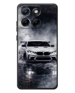 Чехол для Motorola Edge 70 Fusion Plus с картинкой «BMW сквозь туман»