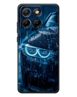 Чехол для Motorola Edge 70 Fusion Plus с картинкой «BMW под дождем»