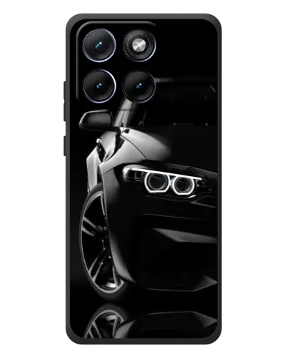 Чехол для Motorola Edge 70 Fusion Plus с картинкой «Черная BMW — профиль» Чехол для Motorola Edge 70 Fusion Plus с картинкой «Черная BMW — профиль»