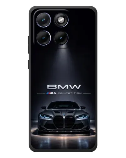 Чехол для Motorola Edge 70 Fusion Plus с картинкой «BMW сквозь ночной город» Чехол для Motorola Edge 70 Fusion Plus с картинкой «BMW сквозь ночной город»