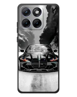 Чехол для Motorola Edge 70 Fusion Plus с картинкой «BMW — акварельный дрифт»