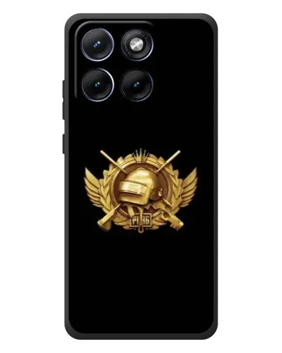 Чехол для Motorola Edge 70 Fusion Plus с картинкой «PUBG — оранжевый градиент»