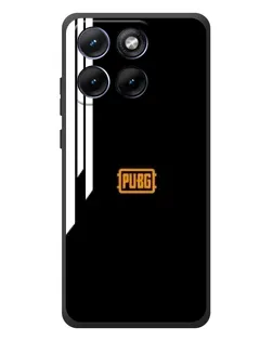 Чехол для Motorola Edge 70 Fusion Plus с картинкой «PUBG — вертикальные линии»