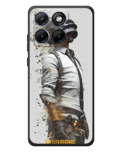 Чехол для Motorola Edge 70 Fusion Plus с картинкой «PUBG — боец в пыли»