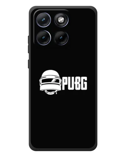 Чехол для Motorola Edge 70 Fusion Plus с картинкой «PUBG — классический лого»