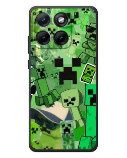 Чехол для Motorola Edge 70 Fusion Plus с картинкой «Криперы Minecraft» Чехол для Motorola Edge 70 Fusion Plus с картинкой «Криперы Minecraft»