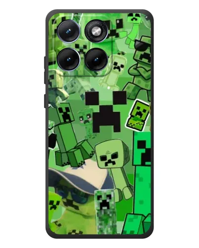 Чехол для Motorola Edge 70 Fusion Plus с картинкой «Криперы Minecraft» Чехол для Motorola Edge 70 Fusion Plus с картинкой «Криперы Minecraft»