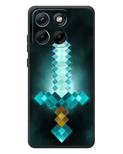 Чехол для Motorola Edge 70 Fusion Plus с картинкой «Алмазный меч неон» Чехол для Motorola Edge 70 Fusion Plus с картинкой «Алмазный меч неон»