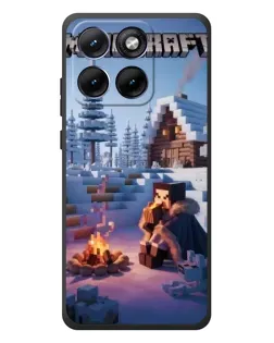 Чехол для Motorola Edge 70 Fusion Plus с картинкой «Зимний Minecraft» Чехол для Motorola Edge 70 Fusion Plus с картинкой «Зимний Minecraft»