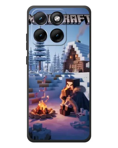 Чехол для Motorola Edge 70 Fusion Plus с картинкой «Зимний Minecraft» Чехол для Motorola Edge 70 Fusion Plus с картинкой «Зимний Minecraft»