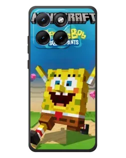 Чехол для Motorola Edge 70 Fusion Plus с картинкой «Губка Боб Minecraft» Чехол для Motorola Edge 70 Fusion Plus с картинкой «Губка Боб Minecraft»