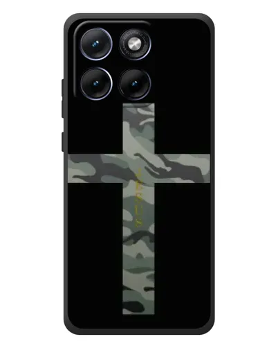Чехол для Motorola Edge 70 Fusion Plus с картинкой «Милитари Крест» Чехол для Motorola Edge 70 Fusion Plus с картинкой «Милитари Крест»