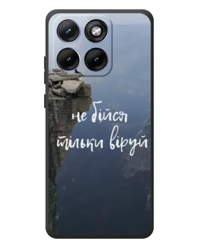 Чехол для Motorola Edge 70 Fusion Plus с картинкой «Вера над пропастью» Чехол для Motorola Edge 70 Fusion Plus с картинкой «Вера над пропастью»