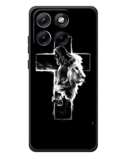 Чехол для Motorola Edge 70 Fusion Plus с картинкой «Сияющий крест Jesus»