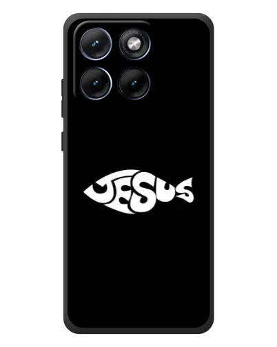 Чехол для Motorola Edge 70 Fusion Plus с картинкой «Рыба Jesus» Чехол для Motorola Edge 70 Fusion Plus с картинкой «Рыба Jesus»