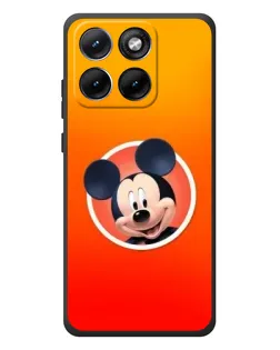 Чехол для Motorola Edge 70 Fusion Plus с картинкой «Mickey в круге»