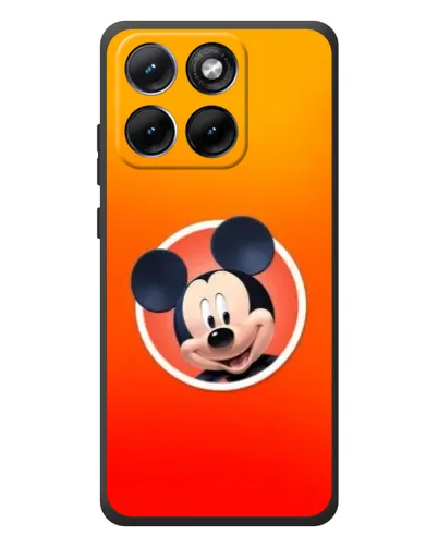 Чехол для Motorola Edge 70 Fusion Plus с картинкой «Mickey в круге»