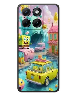 Чехол для Motorola Edge 70 Fusion Plus с картинкой «Монстр-трак приключения»