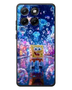 Чехол для Motorola Edge 70 Fusion Plus с картинкой «Неоновый океан»
