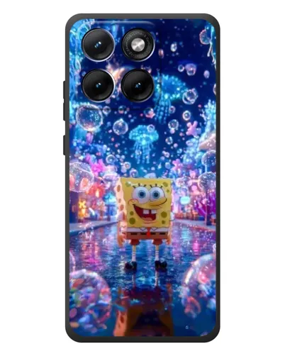 Чехол для Motorola Edge 70 Fusion Plus с картинкой «Неоновый океан»