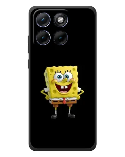 Чехол для Motorola Edge 70 Fusion Plus с картинкой «Классический Губка Боб»