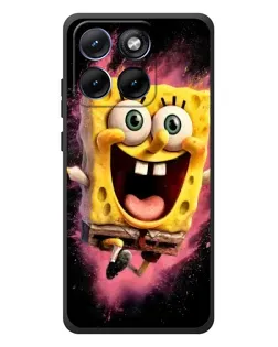 Чехол для Motorola Edge 70 Fusion Plus с картинкой «Взрывной Спанч Боб»