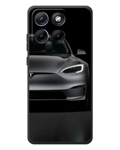 Чехол для Motorola Edge 70 Fusion Plus с картинкой «Tesla Model S Look»