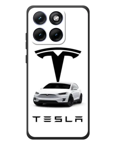 Чехол для Motorola Edge 70 Fusion Plus с картинкой «Tesla White Style»