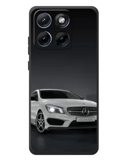 Чехол для Motorola Edge 70 Fusion Plus с картинкой «Mercedes AMG GT Silver»