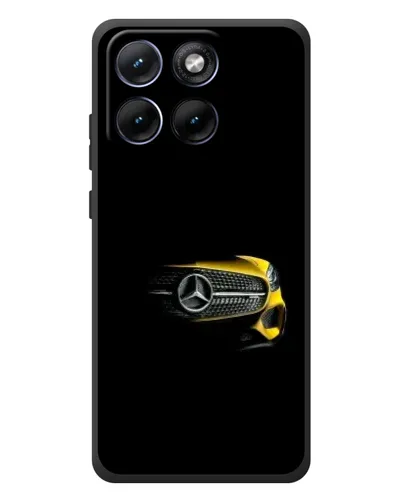Чехол для Motorola Edge 70 Fusion Plus с картинкой «Mercedes — ретро стиль»