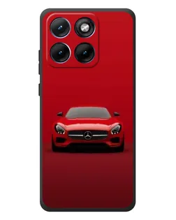 Чехол для Motorola Edge 70 Fusion Plus с картинкой «Красный Mercedes AMG»