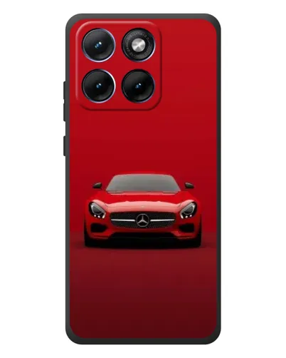 Чехол для Motorola Edge 70 Fusion Plus с картинкой «Красный Mercedes AMG»