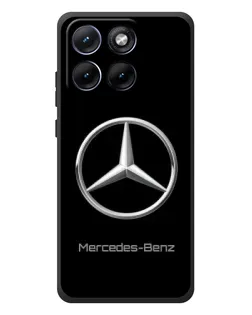 Чехол для Motorola Edge 70 Fusion Plus с картинкой «Mercedes Silver Logo»