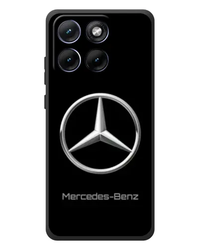 Чехол для Motorola Edge 70 Fusion Plus с картинкой «Mercedes Silver Logo»
