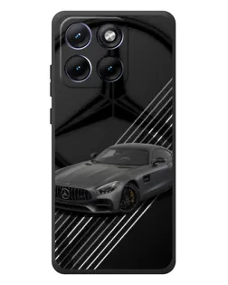 Чехол для Motorola Edge 70 Fusion Plus с картинкой «Mercedes AMG — графика»