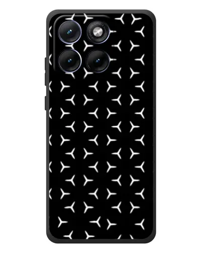 Чехол для Motorola Edge 70 Fusion Plus с картинкой «Mercedes паттерн звезд» Чехол для Motorola Edge 70 Fusion Plus с картинкой «Mercedes паттерн звезд»