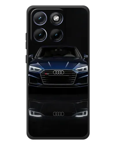 Чехол для Motorola Edge 70 Fusion Plus с картинкой «Audi — ночное отражение» Чехол для Motorola Edge 70 Fusion Plus с картинкой «Audi — ночное отражение»