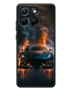Чехол для Motorola Edge 70 Fusion Plus с картинкой «Lamborghini дымная эстетика» Чехол для Motorola Edge 70 Fusion Plus с картинкой «Lamborghini дымная эстетика»