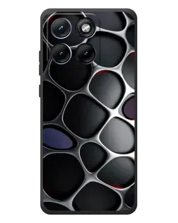 Чехол для Motorola Edge 70 Fusion Plus с картинкой «Объемная темная решетка» Чехол для Motorola Edge 70 Fusion Plus с картинкой «Объемная темная решетка»