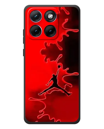 Чехол для Motorola Edge 70 Fusion с картинкой «Jordan Red Smoke»