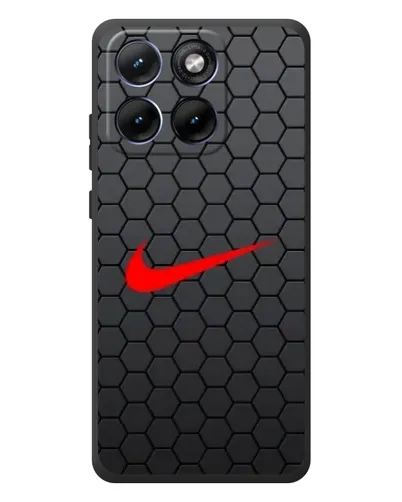 Чехол для Motorola Edge 70 Fusion с картинкой «Nike — карбоновая сетка» Чехол для Motorola Edge 70 Fusion с картинкой «Nike — карбоновая сетка»